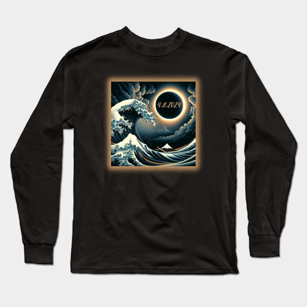 Eclipse Shirt 2024 Totality Eclipse Tshirt Total Solar Eclipse Shirt April 8 2024 Tee Eclipse 2024 Funny Astronomy Gift Solar Eclipse Sun Moon Shirt Long Sleeve T-Shirt by HoosierDaddy